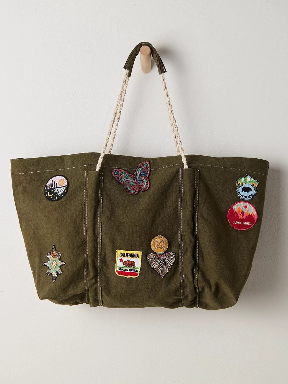 Free People Been There Badge Tote Bag